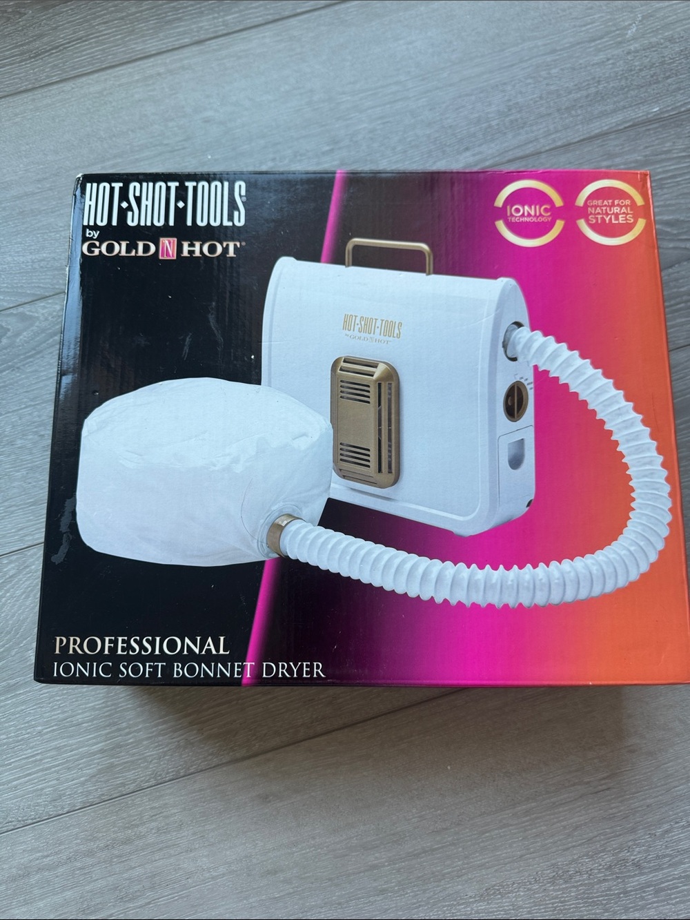 Hot-Shot-Tools Professional Ionic Soft Bonnet Dryer - White